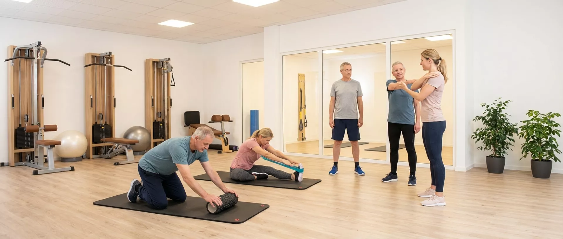 Reha-Sport in Lügde:
Ihre <span class="text-accent">Gesundheit</span> startet hier. Header Hintergrund